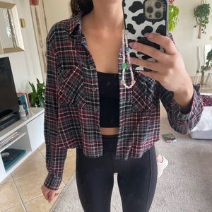 Cropped flannel